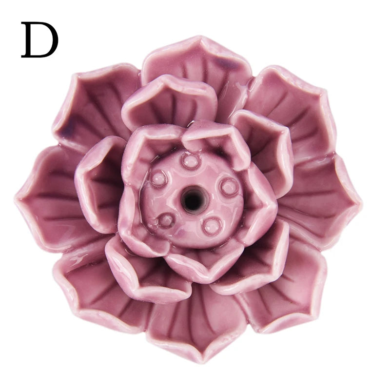 Ceramic Essential Oil Lamps Hollow Stars Moon Pattern Simple Essential Oil Fragrance Tea Light Candle Holder