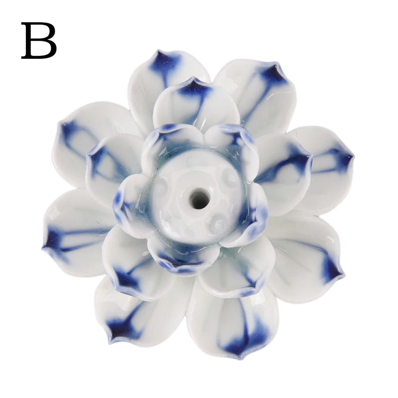Ceramic Essential Oil Lamps Hollow Stars Moon Pattern Simple Essential Oil Fragrance Tea Light Candle Holder