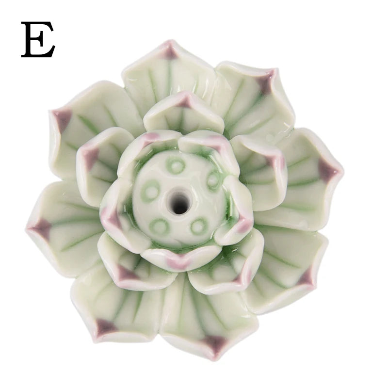 Ceramic Essential Oil Lamps Hollow Stars Moon Pattern Simple Essential Oil Fragrance Tea Light Candle Holder