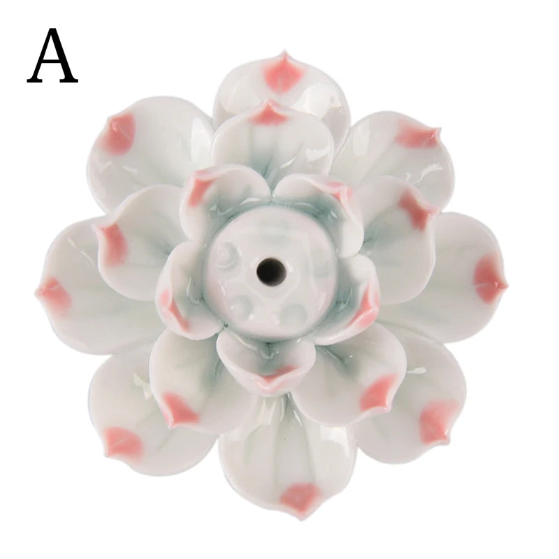 Ceramic Essential Oil Lamps Hollow Stars Moon Pattern Simple Essential Oil Fragrance Tea Light Candle Holder
