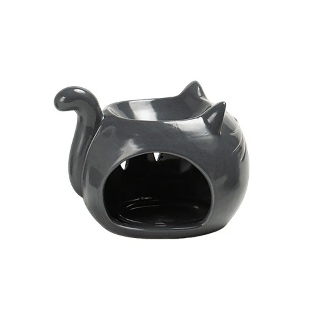 Ceramic Incense Burner Cartoon Animal Hollow Out Essential Oil Burner Heat-resistant Candle Heating Holder Spa Meditation