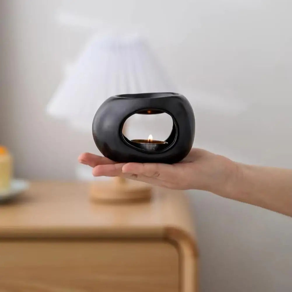Incense Burner Ceramic Candle Heater Oil Diffuser Aromatherapy Home Office Relaxation Popular Spa Gift