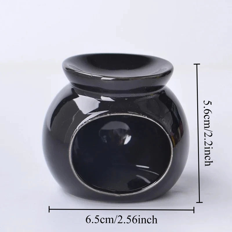 Ceramic Candle Heating Holder Essential Oil Burner Reed Diffuser Furnace Household Spa Salon Liqulid Aromatherapy Incense Burner