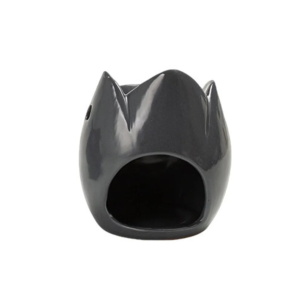 Ceramic Incense Burner Heat-resistant Cartoon Animal Essential Oil Burner Hollow Out Candle Heating Holder Home Office Decor