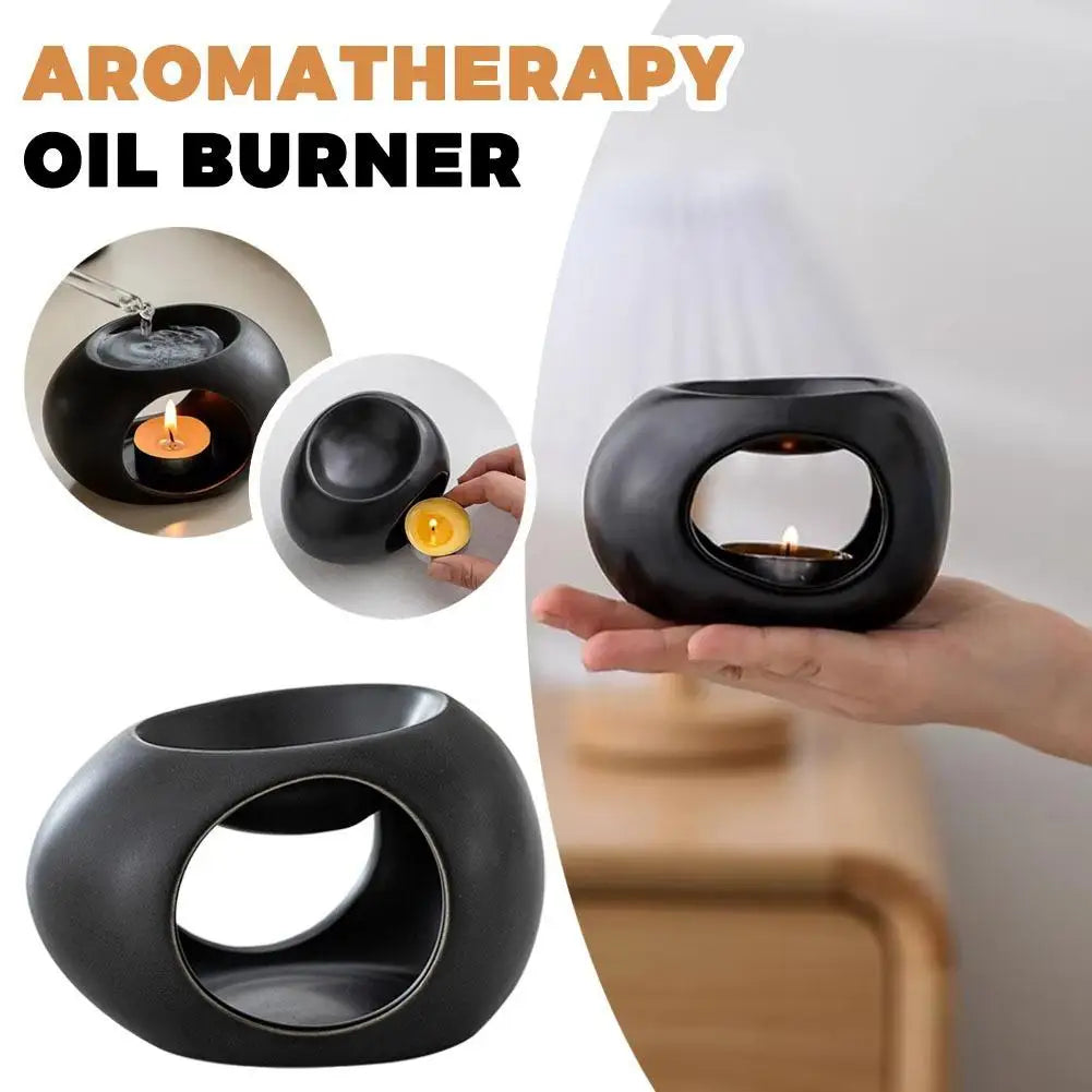 Incense Burner Ceramic Candle Heater Oil Diffuser Aromatherapy Home Office Relaxation Popular Spa Gift