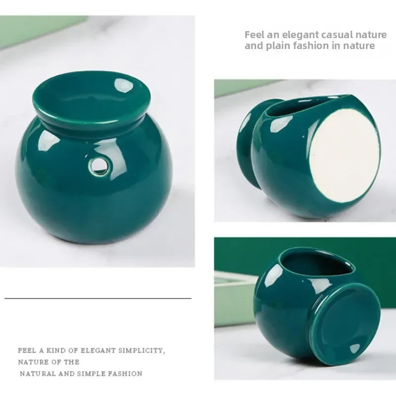 Ceramic Candle Heating Holder Essential Oil Burner Reed Diffuser Furnace Household Spa Salon Liqulid Aromatherapy Incense Burner